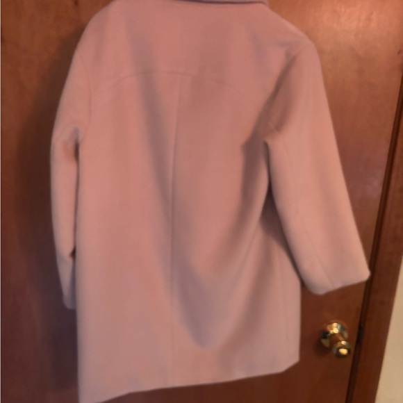 Vince Camuto Pink double breasted Winter coat wool blend snap close Size PM - Picture 3 of 9